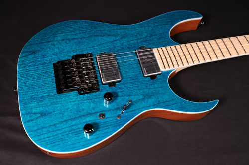 Ibanez Prestige RG5120M Electric Guitar with Case - Frozen Ocean