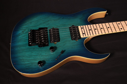 Ibanez Prestige RG652 Electric Guitar Nebula Green Burst