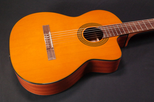 Takamine GC3CE, Nylon String Acoustic-Electric Guitar - Natural 415