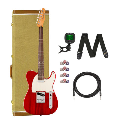 Fender Player II Telecaster HH Rosewood Fingerboard Black Bundle