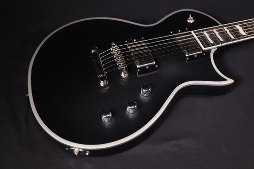 ESP EII ECBB Electric Guitar Satin Black with Case 233 - Liberty Music