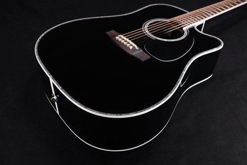 Takamine EF341DX Dreadnought Acoustic-Electric Guitar with Semi-Hard Case 510