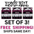 3 Pack Ernie Ball 30' Coiled Straight / Angle Instrument Cable - White   - P06045
