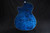Taylor Custom Shop Grand Auditorium Spruce Top Quilt AAA Maple Back & Sides with Hardcase Transparent Blue 090