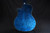 Taylor Custom Shop Grand Auditorium Spruce Top Quilt AAA Maple Back & Sides with Hardcase Transparent Blue 089