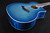 Taylor Custom Shop Grand Auditorium Spruce Top Quilt AAA Maple Back & Sides with Hardcase Transparent Blue 093