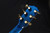 Taylor Custom Shop Grand Auditorium Spruce Top Quilt AAA Maple Back & Sides with Hardcase Transparent Blue 093