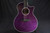 Taylor Custom Shop Grand Auditorium Spruce Top Quilt AAA Maple Back & Sides with Hardcase Transparent Purple 088