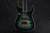 ESP-E-II M-II Burled Maple Electric Guitar - Mercury Blue Burst 253 USED MINT