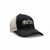 Martin Guitar Trucker Hat with Tan Mesh Back, Black Adjustable Unisex Hat for Men and Women