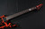 Schecter Balsac E-1 FR Electric Guitar in Black Orange Crackle 380