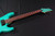 Schecter C-6 Deluxe Electric Guitar - Rosewood/Satin Aqua - 639