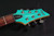 Schecter C-6 Deluxe Electric Guitar - Rosewood/Satin Aqua - 639