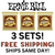3 SETS Ernie Ball Earthwood Medium 80/20 Bronze Acoustic Guitar Strings - 13-56 Gauge - 2002
