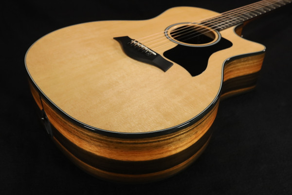 Taylor E14ce	SUPER RARE INSANE FIGURED EBONY BACK AND SIDES USED 092