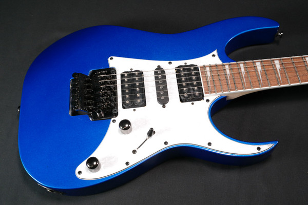 Ibanez RG450DX SLB RG Series Electric Guitar Starlight Blue Finish with Edge-Zero Tremolo 065