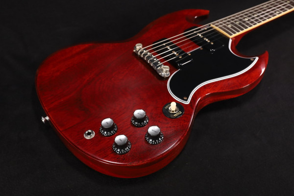 Gibson Custom Shop 1963 SG Special Reissue Lightning Bar VOS Cherry Red - SGSP63VOCHNH1 003