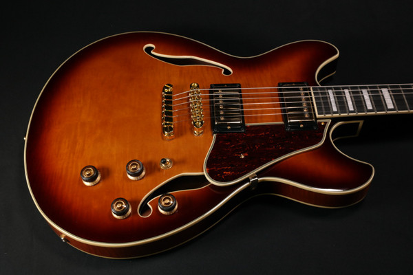 Ibanez AS93FMVLS Artcore Expressionist Semi Hollow Electric Guitar Ebony F-board 643