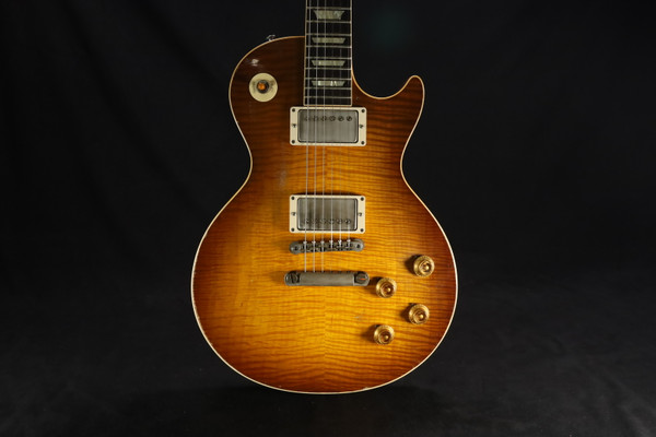Gibson Custom Shop 1959 Les Paul Standard Reissue Heavy Aged Golden Poppy Burst - LPR59HAGPBNH1 692 2022