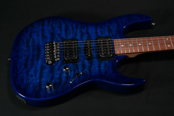 Ibanez GRX70QATBB Electric Guitar - Transparent Blue Burst 223