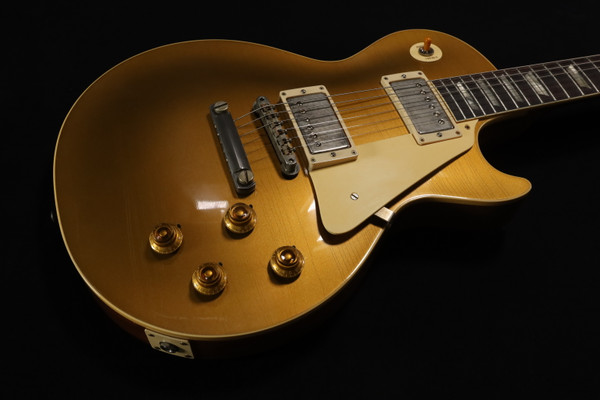 Gibson Custom Shop 1957 Les Paul Goldtop Reissue Ultra Light Aged Double Gold - LPR57ULDGNH1 071