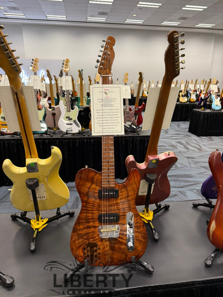 Fender Custom Shop Setneck Mahogany Tele Journeyman Relic - Tobacco Natural With Tint -  Built By Master Builder Apprentice Mike Morales PRE ORDER