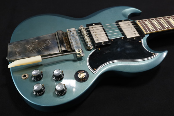 Gibson Custom Shop 1964 SG Standard Reissue w/ Maestro Ultra Light Aged Pelham Blue - SGSR64ULPBNM1 374