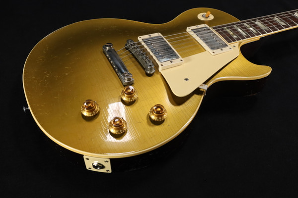 MINT 8 LBS! 2021 57 Gibson Les Paul Standard Murphy lab light aged double gold dark back USED