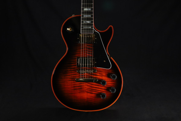 Gibson Les Paul Custom Figured, HAND SELECTED TOP, Orange Widow 450 IN STOCK