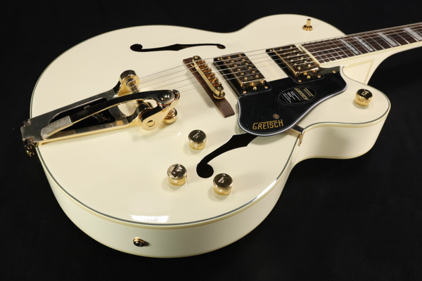 Gretsch G2420tg Streamliner Hollow Body With Bigsby Ltd, Laurel Fingerboard, Broadtron Bt-3s Pickups, Vintage White 053