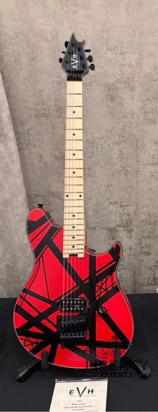 EVH Custom Shop USA Special Edition Wolfgang, Red and Black Stripes PRE ORDER