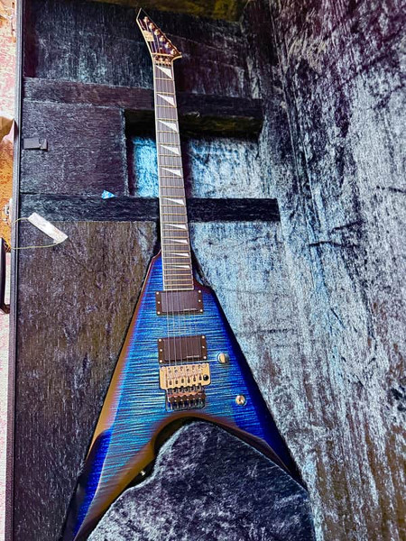 ESP CUSTOM SHOP Arrow - Blue Glitterstorm RARE PRE ORDER