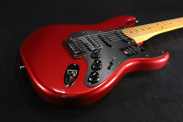 Fender American Ultra II Stratocaster HSS Maple Fingerboard Sinister Red 583