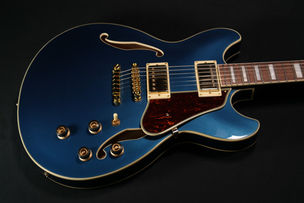 Ibanez Artcore AS73G Semi-hollow Prussian Blue Metallic - 039