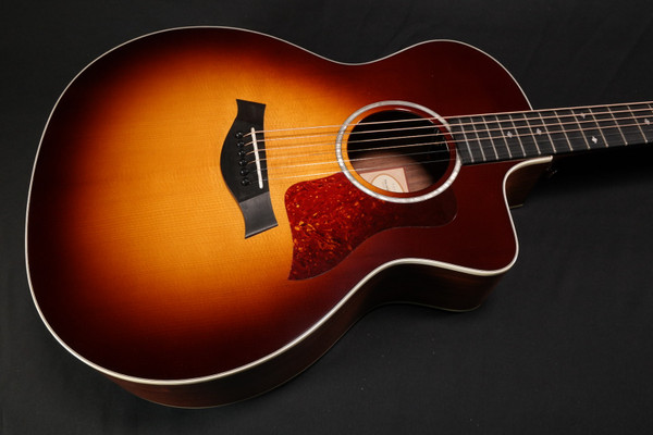 Taylor 214CE-SB DLX Acoustic Electric Cutaway with Case - Used - 216