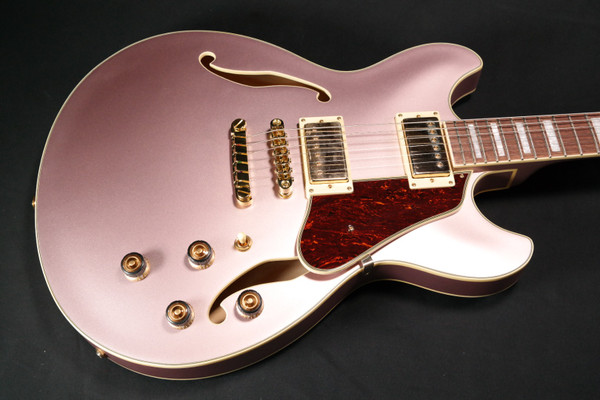 Ibanez Artcore AS73G Electric Guitar Rose Gold Metallic - 955