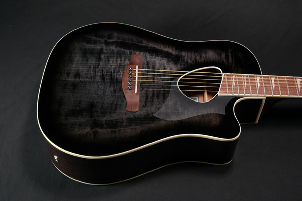 Ibanez ALT30FMTKS Altstar Series 6-String RH Acoustic Electric Guitar-Transparent Black Sunburst High Gloss - 919