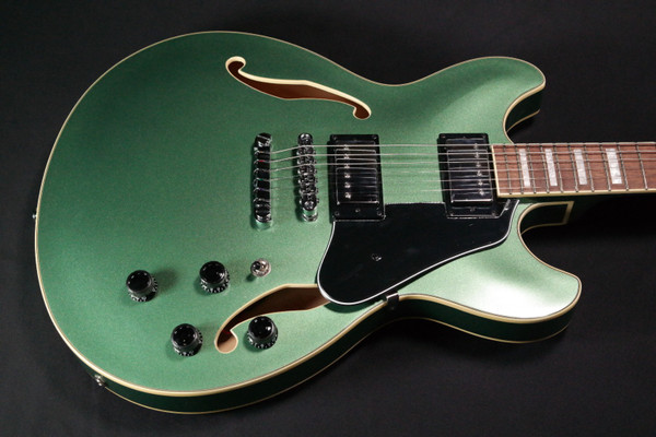 Ibanez AS73OLM Artcore - Semi Hollow Body with Classic Elite Pickups - Maple Top-Olive Metallic - 113