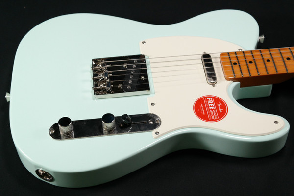 Squier FSR Classic Vibe '50s Telecaster - Maple Fingerboard - Parchment Pickguard - Sonic Blue 787