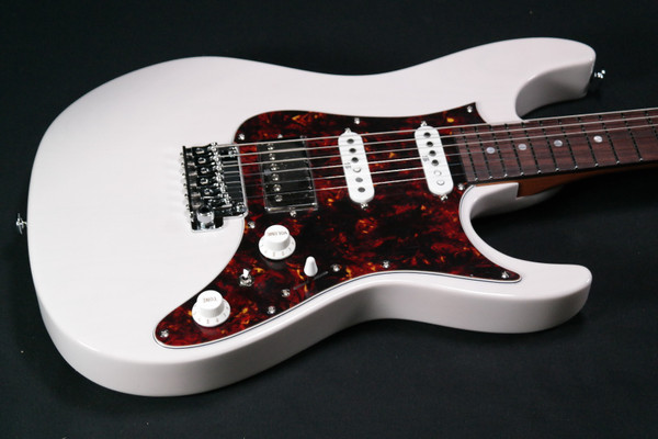 Ibanez Prestige AZ2204N Electric Guitar with Case Antique White Blonde 148