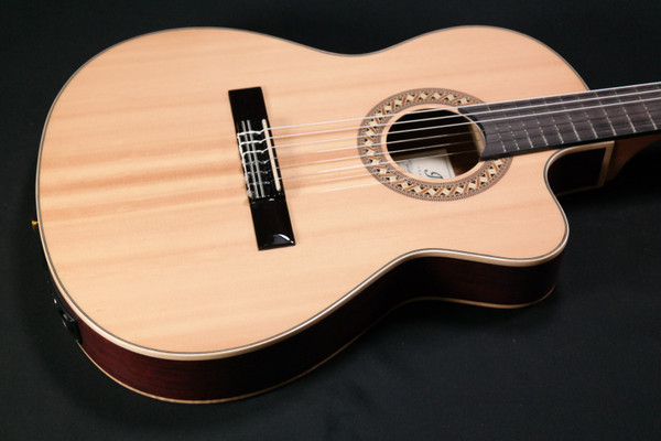 Ibanez GA34STCE Classical Electric Guitar, Natural High Gloss 801