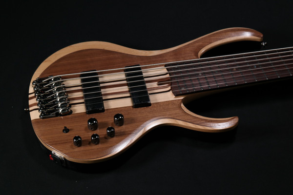 Ibanez Btb747 7-String Electric Bass Guitar Low Gloss Natural - 405