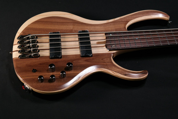 Ibanez BTB745-NTL Natural 5-String Electric Bass Guitar Low Gloss Natural - Used - 167