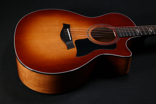 Taylor 424ce Urban Ash Limited-Edition Grand Auditorium Acoustic-Electric Guitar - Western Sunburst - 029