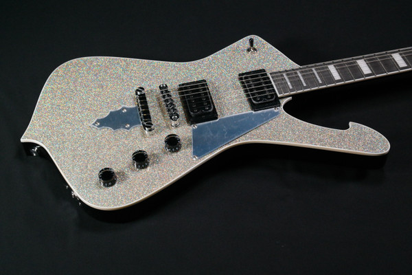 Ibanez Paul Stanley Signature PS60 NAMM 2018 Electric Guitar, Silver Sparkle - 652