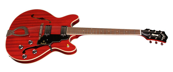 Guild Starfire IV  -  Newark Double-Cut Semi-Hollow w/harp tail - Cherry Red