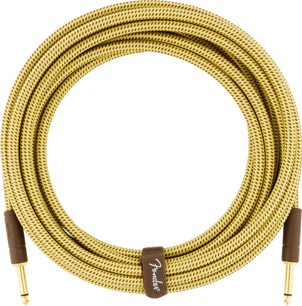 Fender Deluxe Series Instrument Cable - Straight/Straight - 10' - Tweed