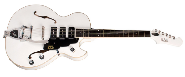 Guild Starfire I Jet 90 *NEW -  Newark Florentine-Cut Semi-Hollow w/tremolo - Satin White