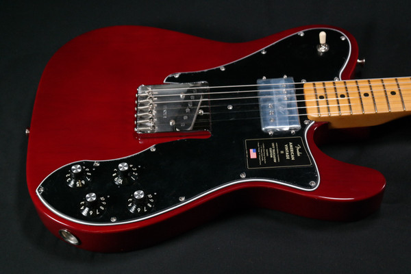 Fender American Vintage II 1977 Telecaster Custom - Maple Fingerboard - Wine - 075