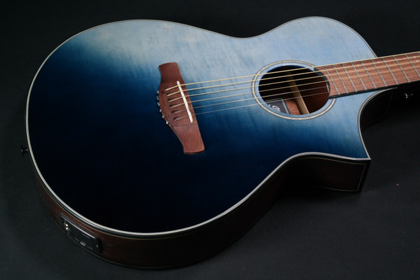 Ibanez Artwood Exotic AEWC32FM Acoustic Electric Indigo Sunset - 882